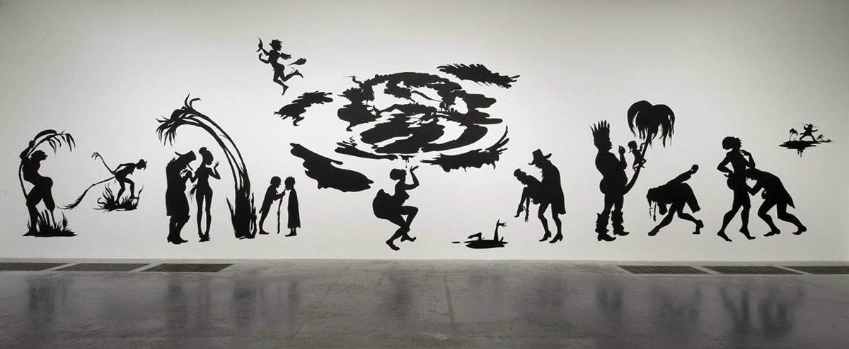 kara walker grub for sharks painting