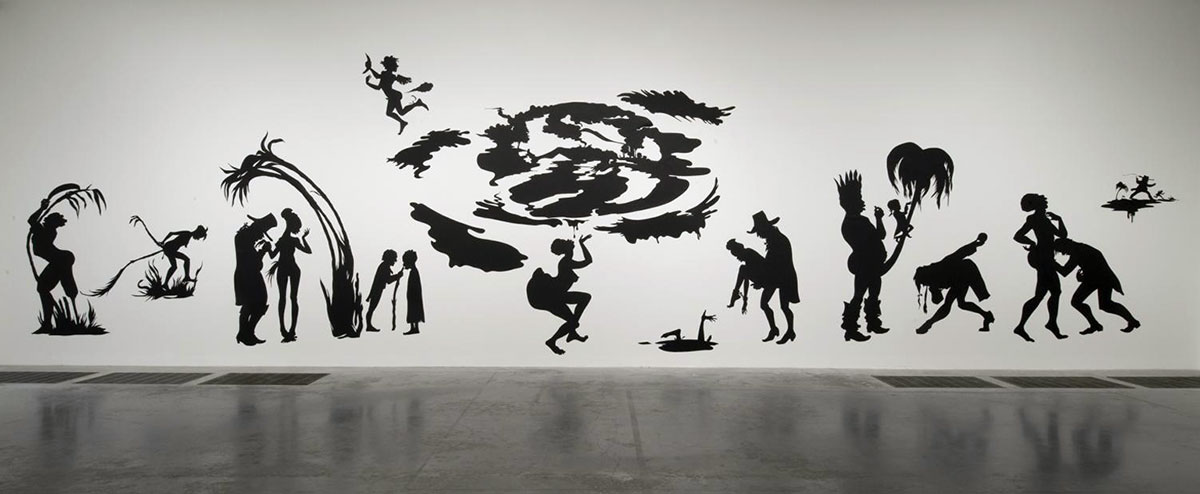 kara walker grub for sharks painting