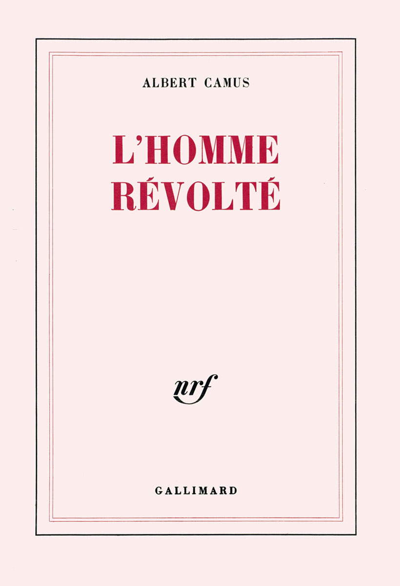 l homme revolte book cover