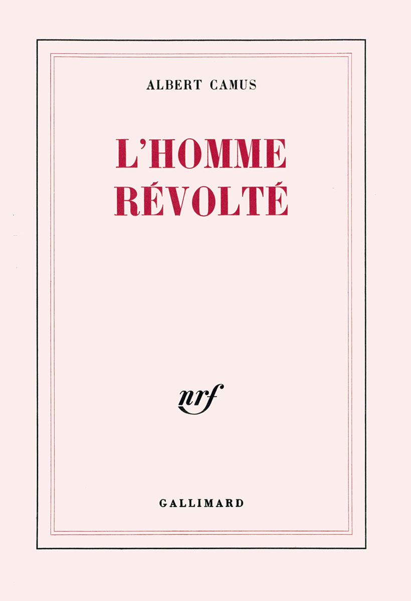l homme revolte book cover