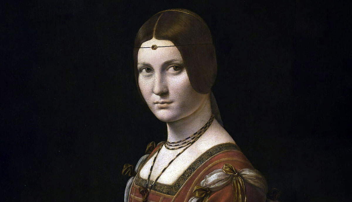 leonardo vinci belle ferronnière painting