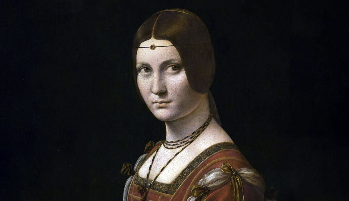 leonardo vinci belle ferronnière painting