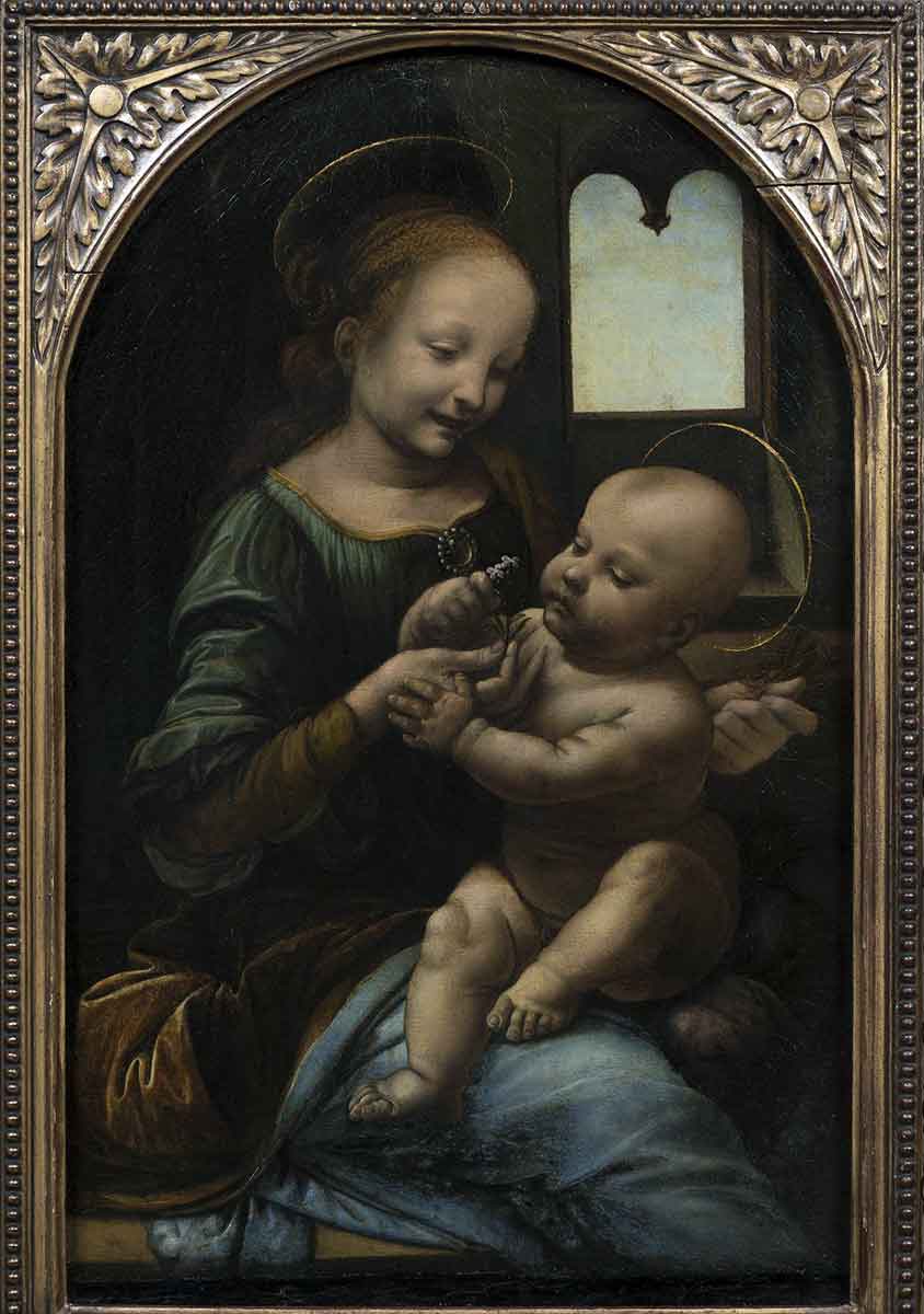 leonardo vinci benois madonna painting