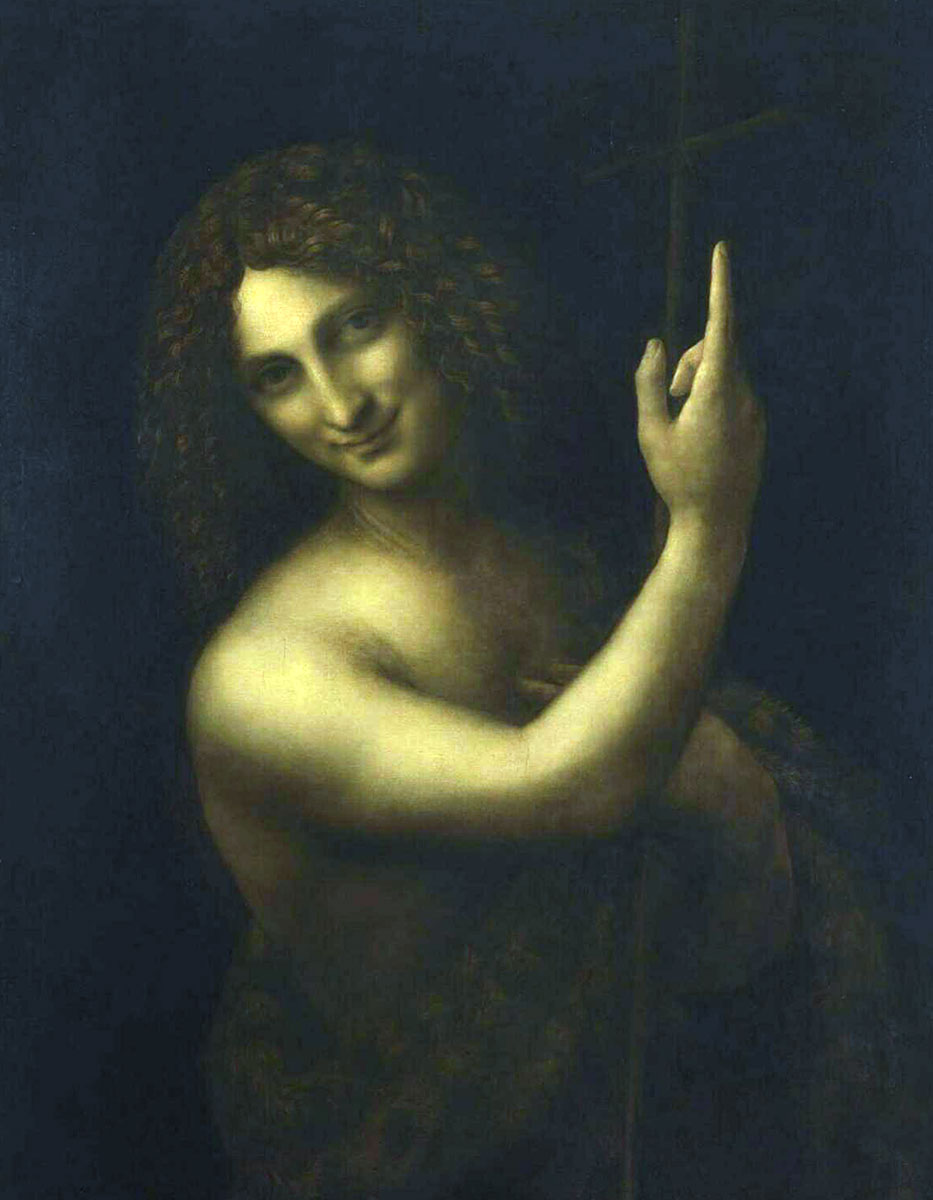 leonardo vinci john baptist painting
