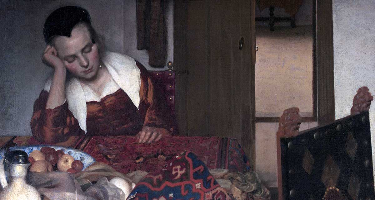 maid asleep vermeer