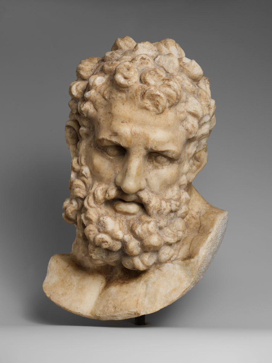 marble head herakles
