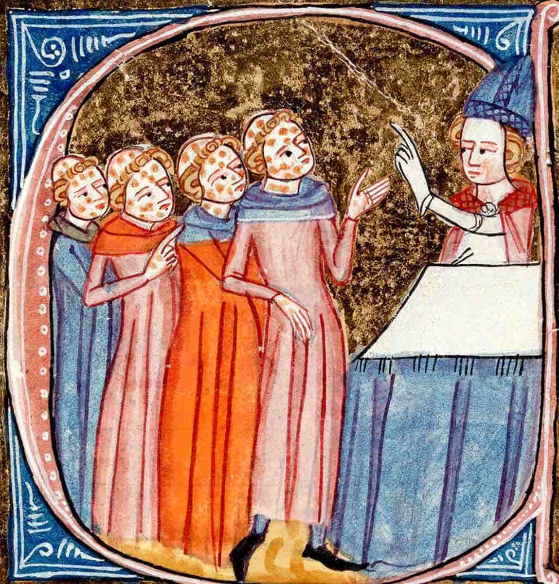 medieval leprosy victims taught by bishop
