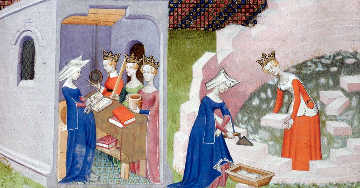 medieval scribe city of ladies
