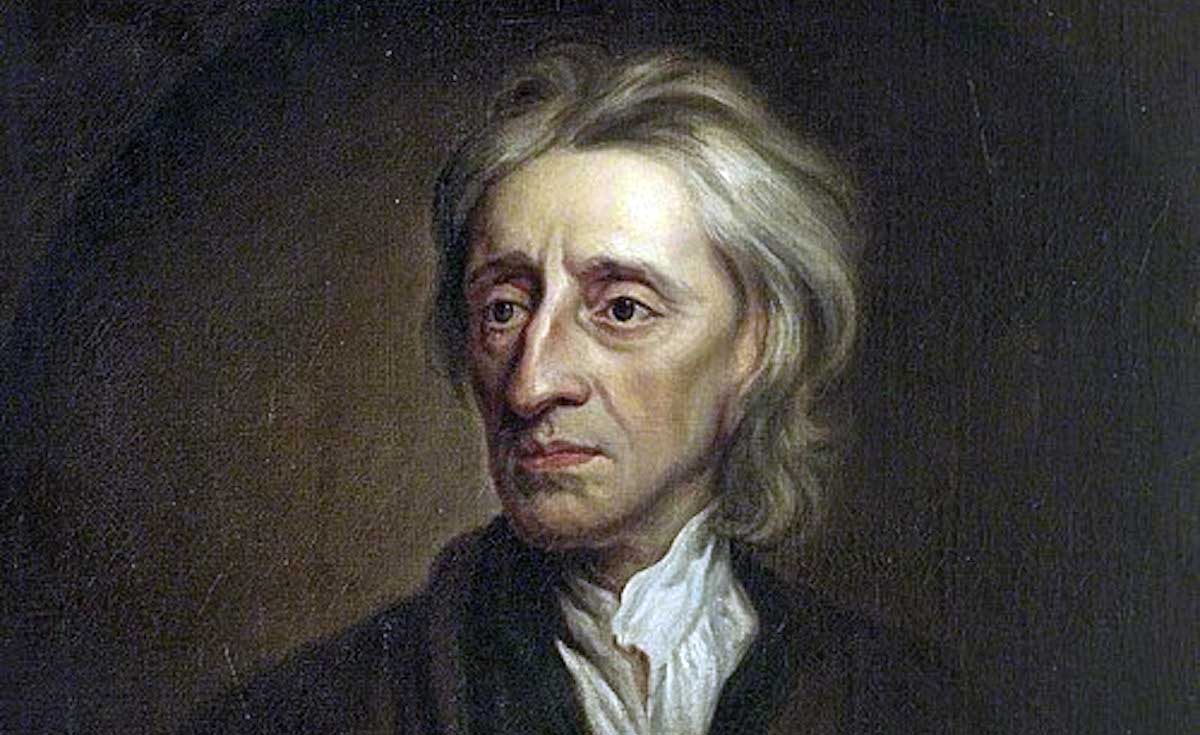modern philosopher locke portrait