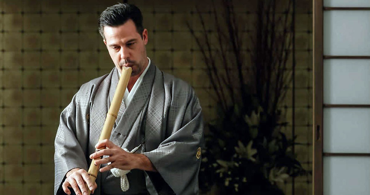 modern shakuhachi player