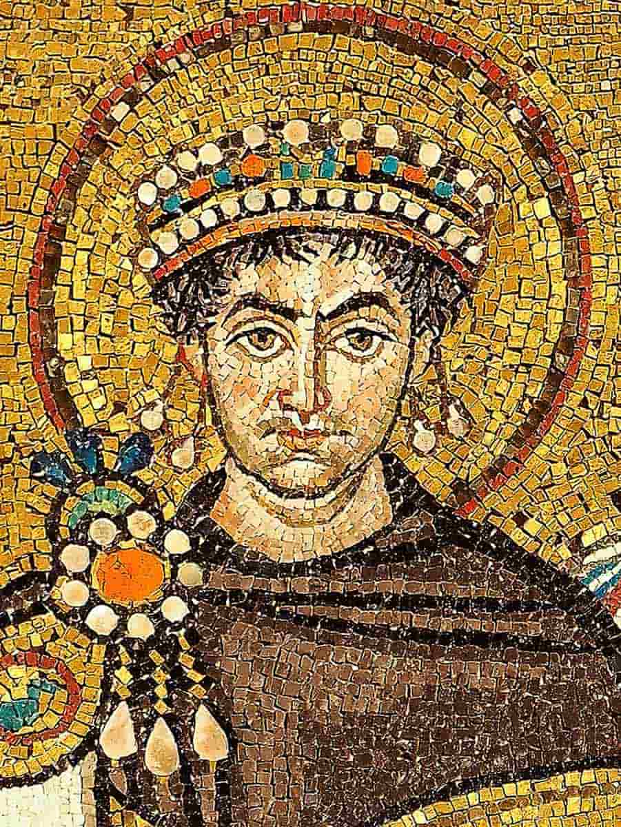 mosaic justinianus basilica san vitale