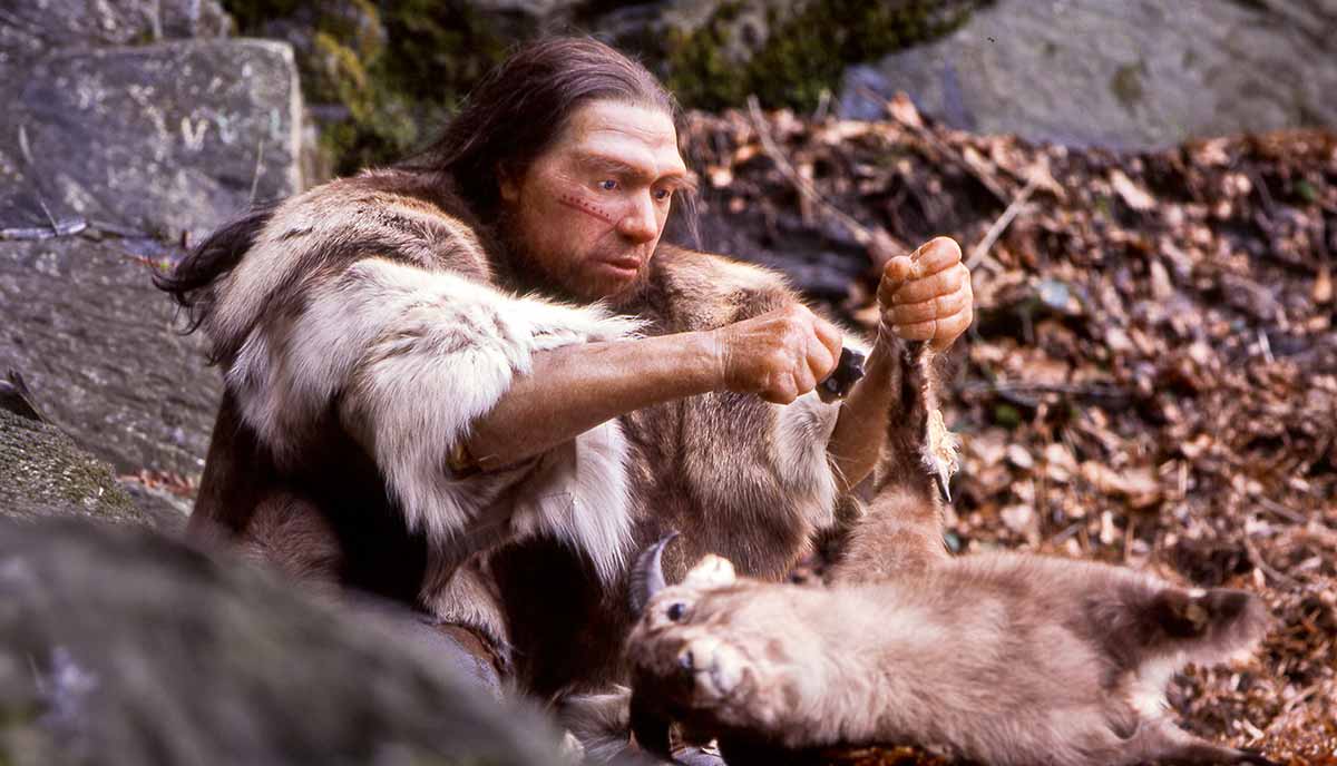 neanderthal hunter image