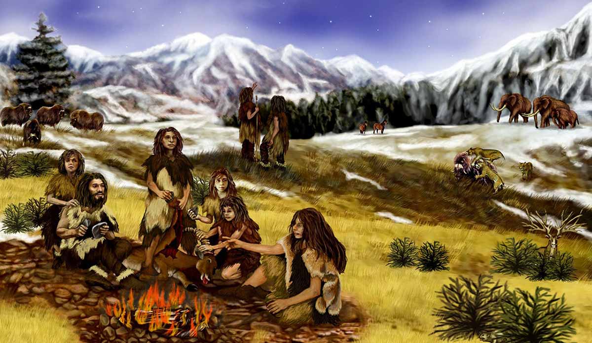 neanderthal scene image