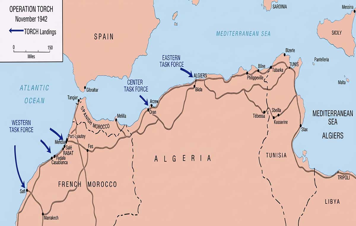 operation torch landings 1942