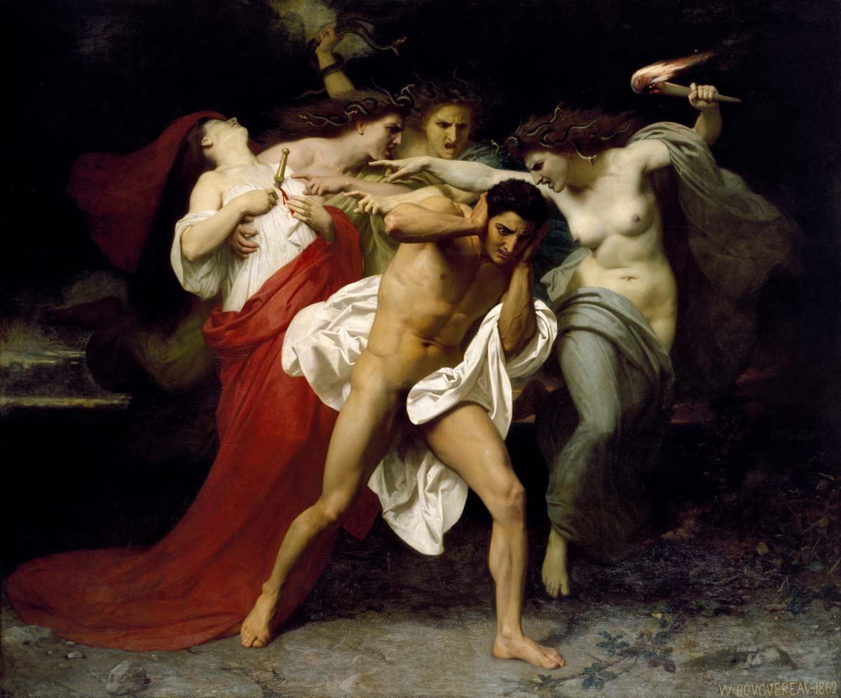 orestes pursued by furies