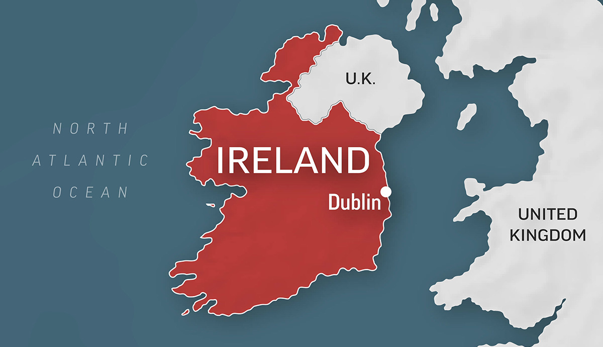 Map of Ireland