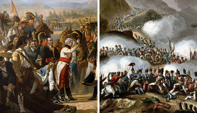 Spanish military surrender and Napoleonic battle