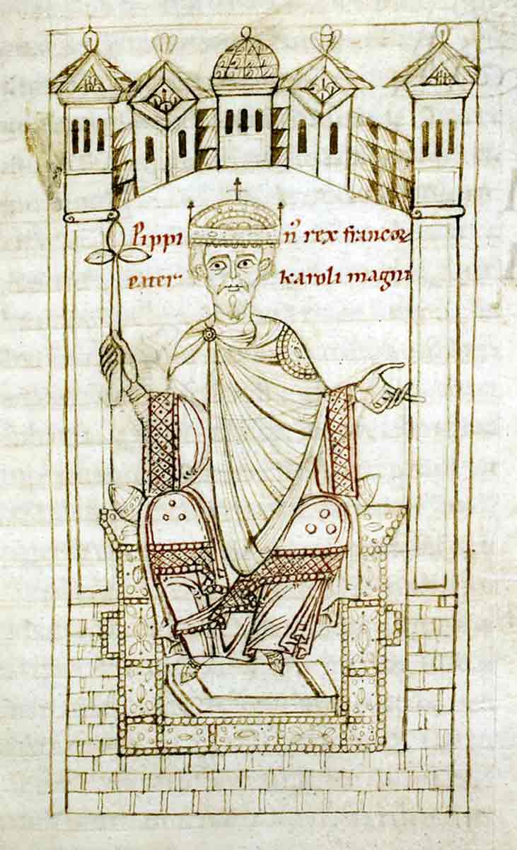 pippin minature carolingian donation of constantine