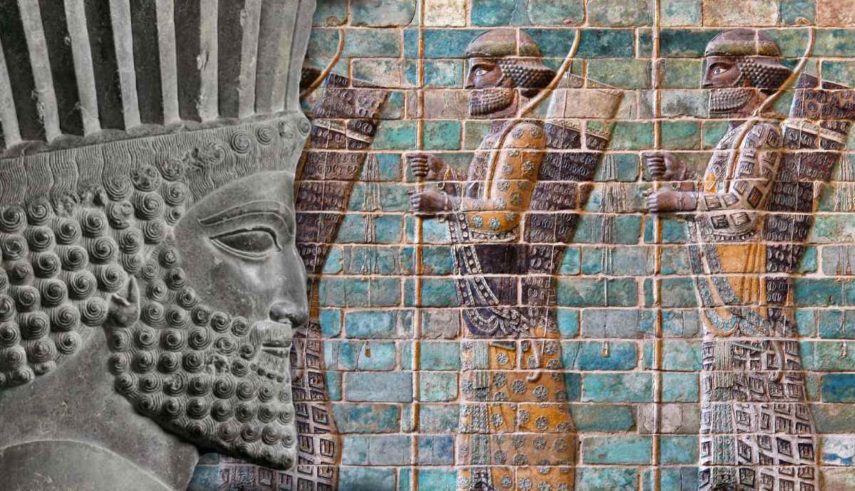 Portraits of Achaemenid Kings, ancient Persia.