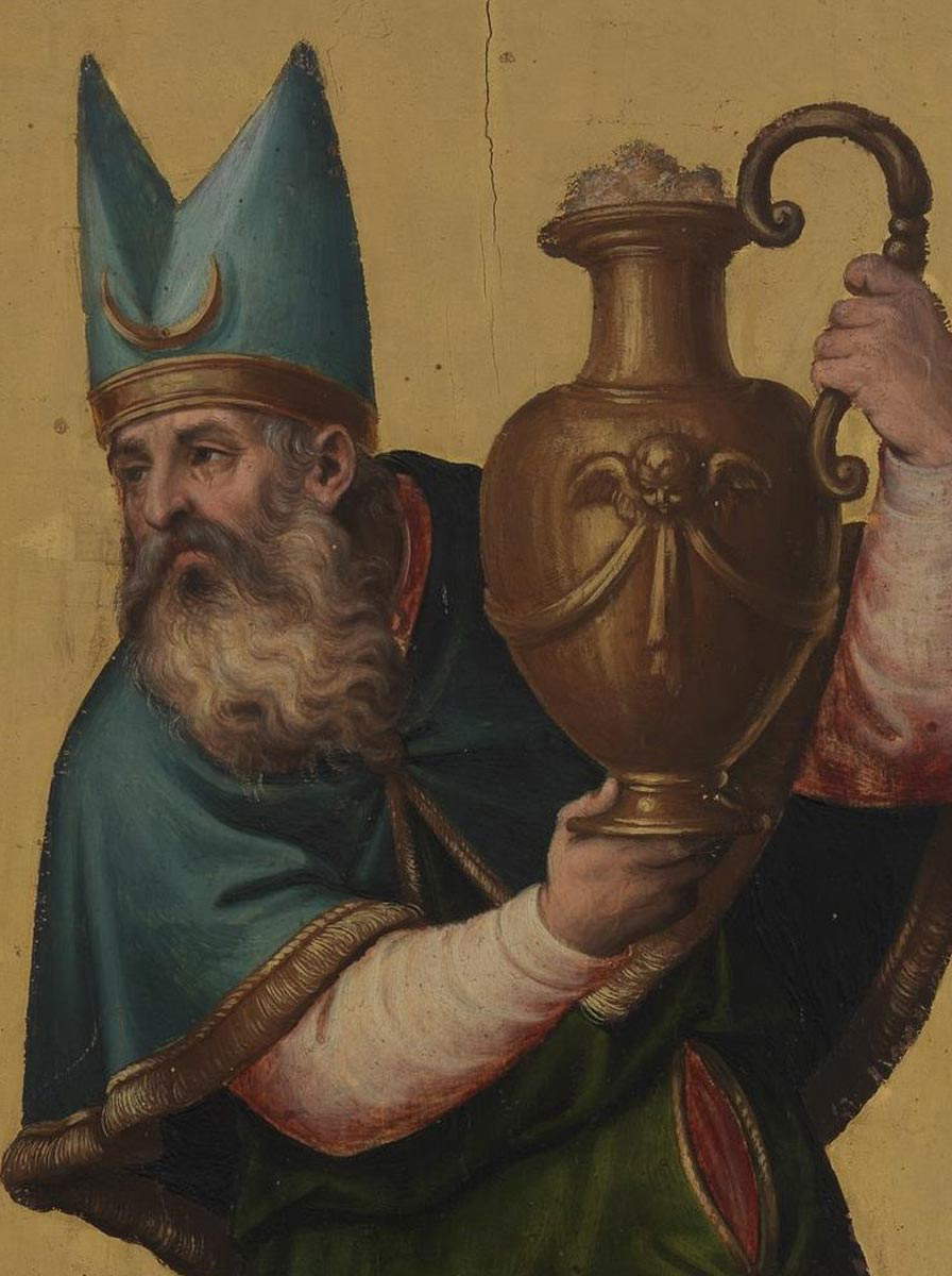 priest aaron with jug leviticus
