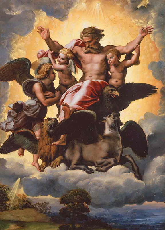 raphael ezekiels vision painting