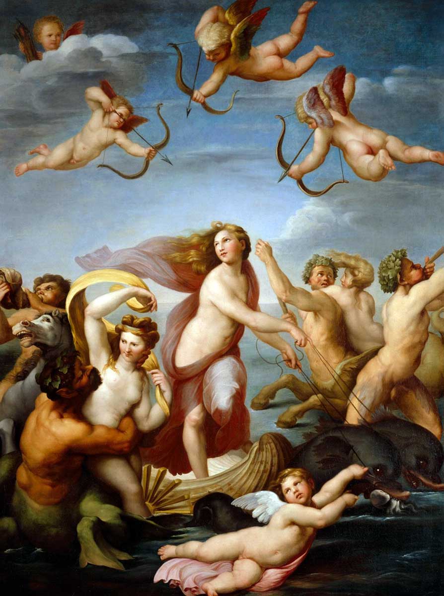 raphael triumph of galatea painting