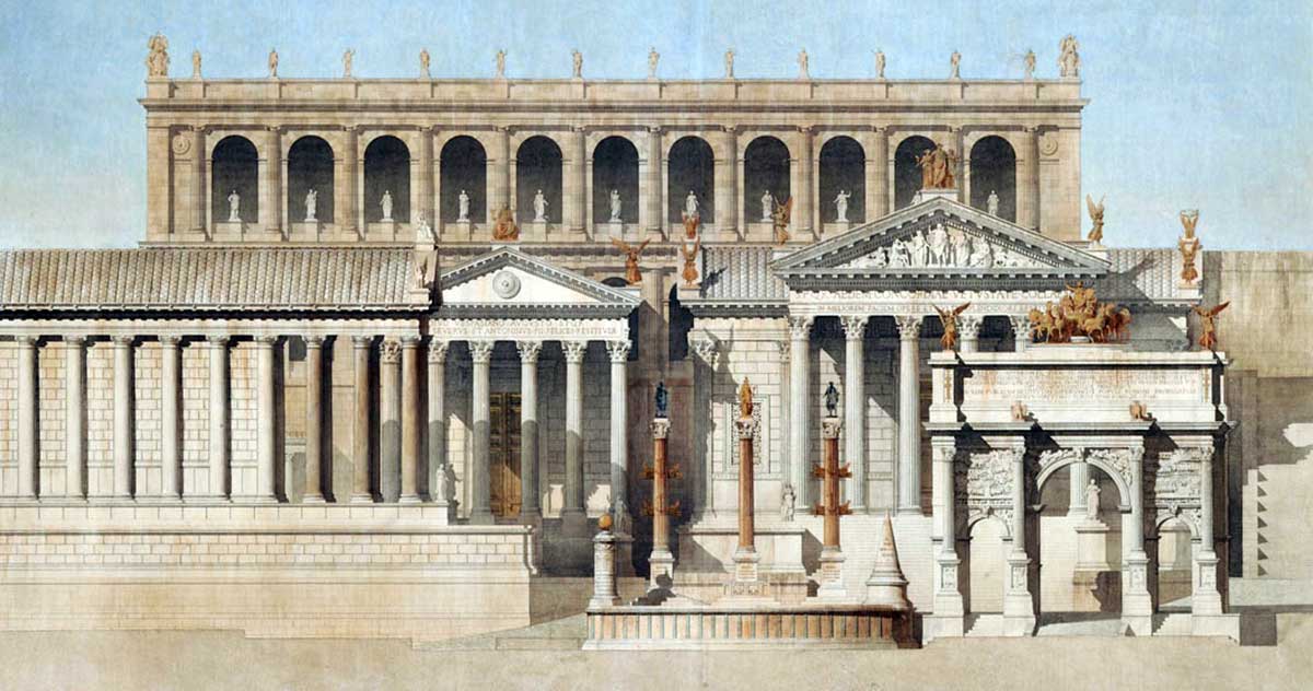reconstruction roman forum