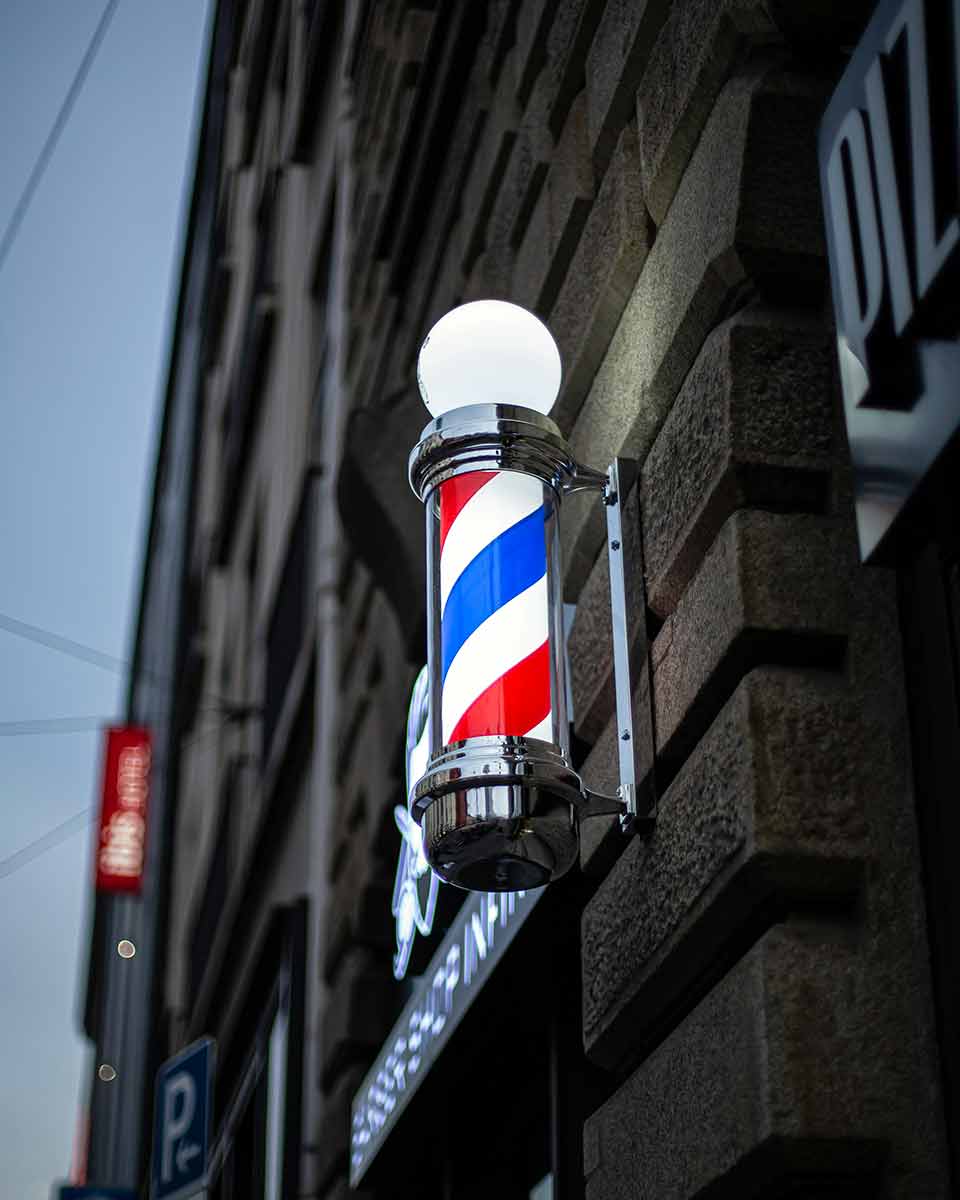 red barber pole