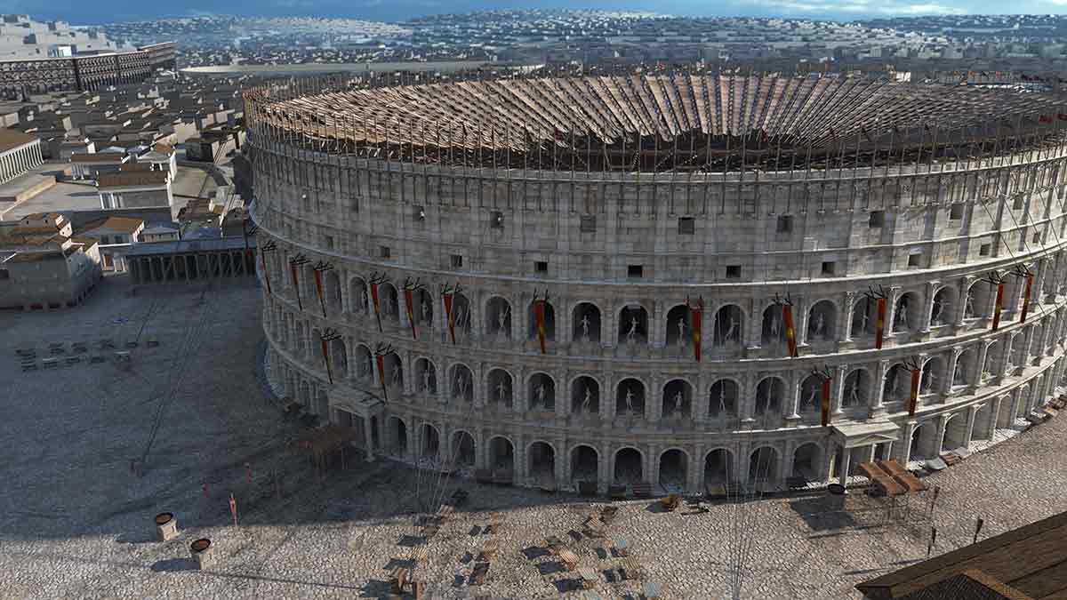roman colosseum scientific 3d reconstruction
