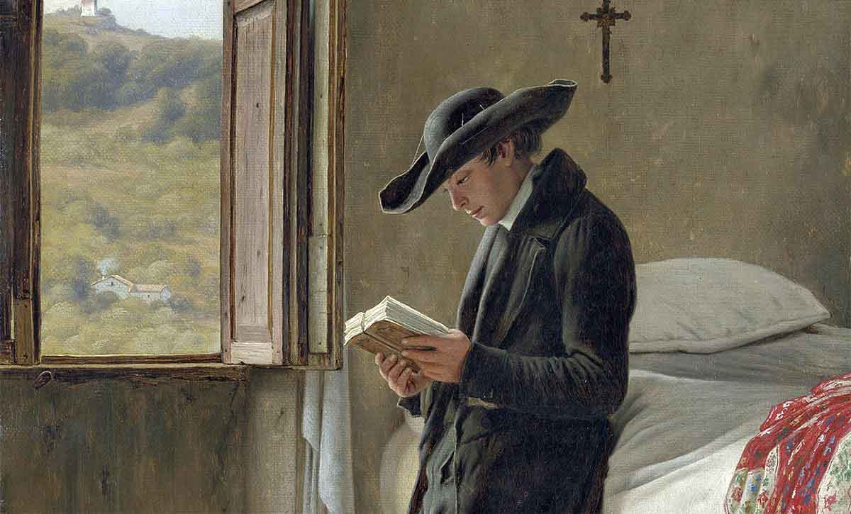 rorbye young priest painting