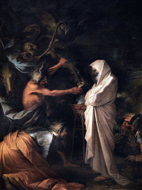 rosa the shade of samuel appears to saul painting