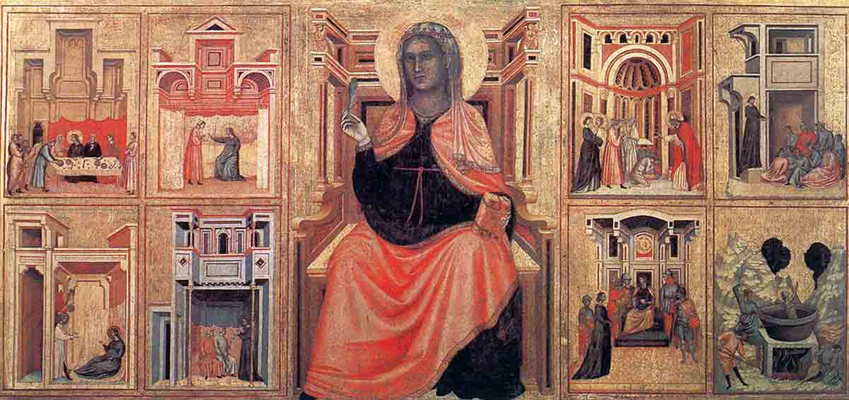 saint cecilia polyptych