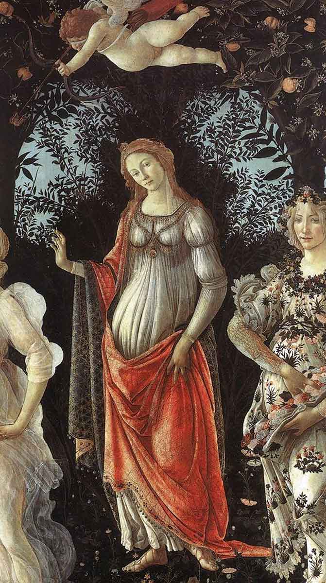 sandro botticelli primavera venus painting