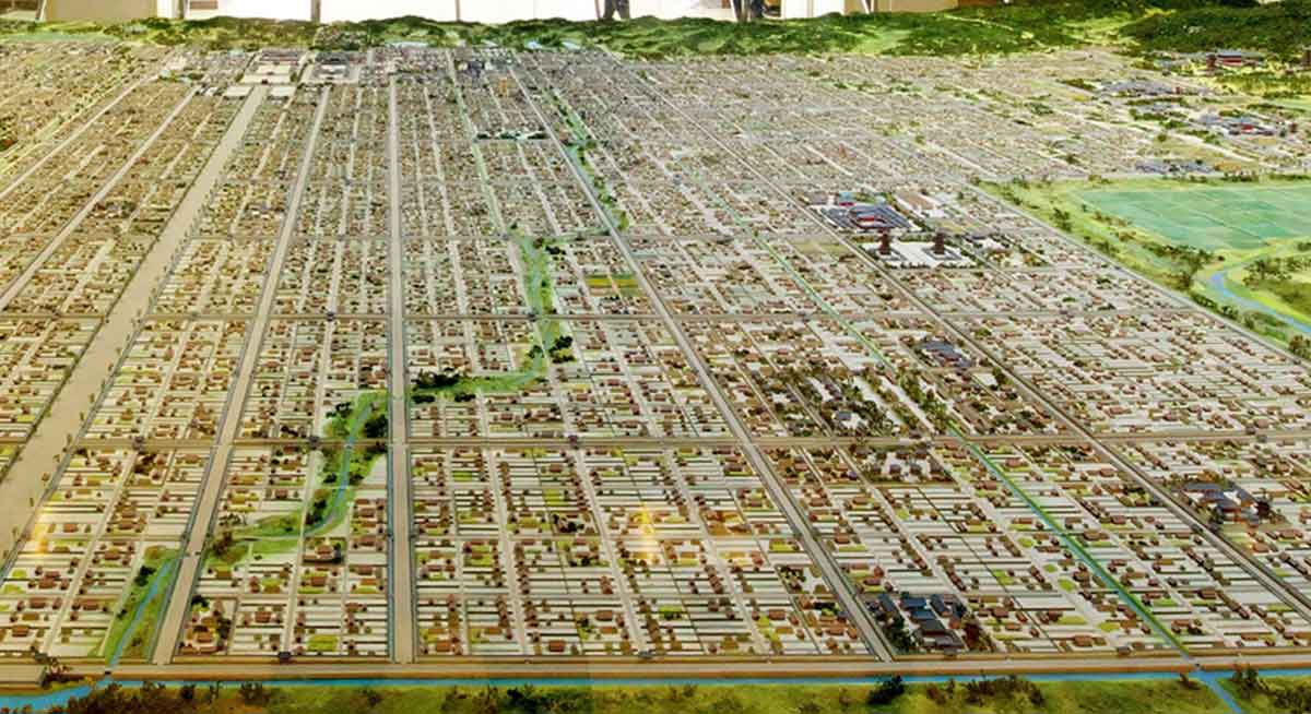 scale model of Heijo kyo