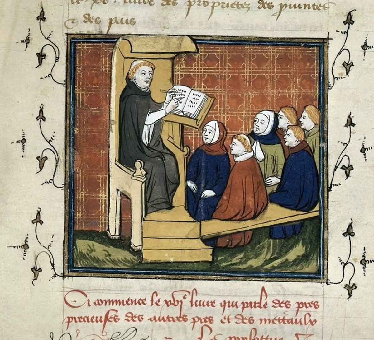 scribe teaching manuscript