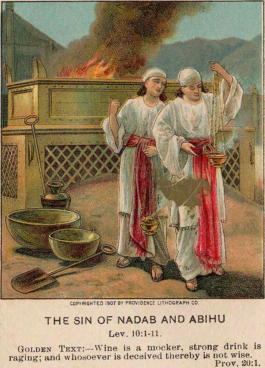 sin of nadab and abihu leviticus