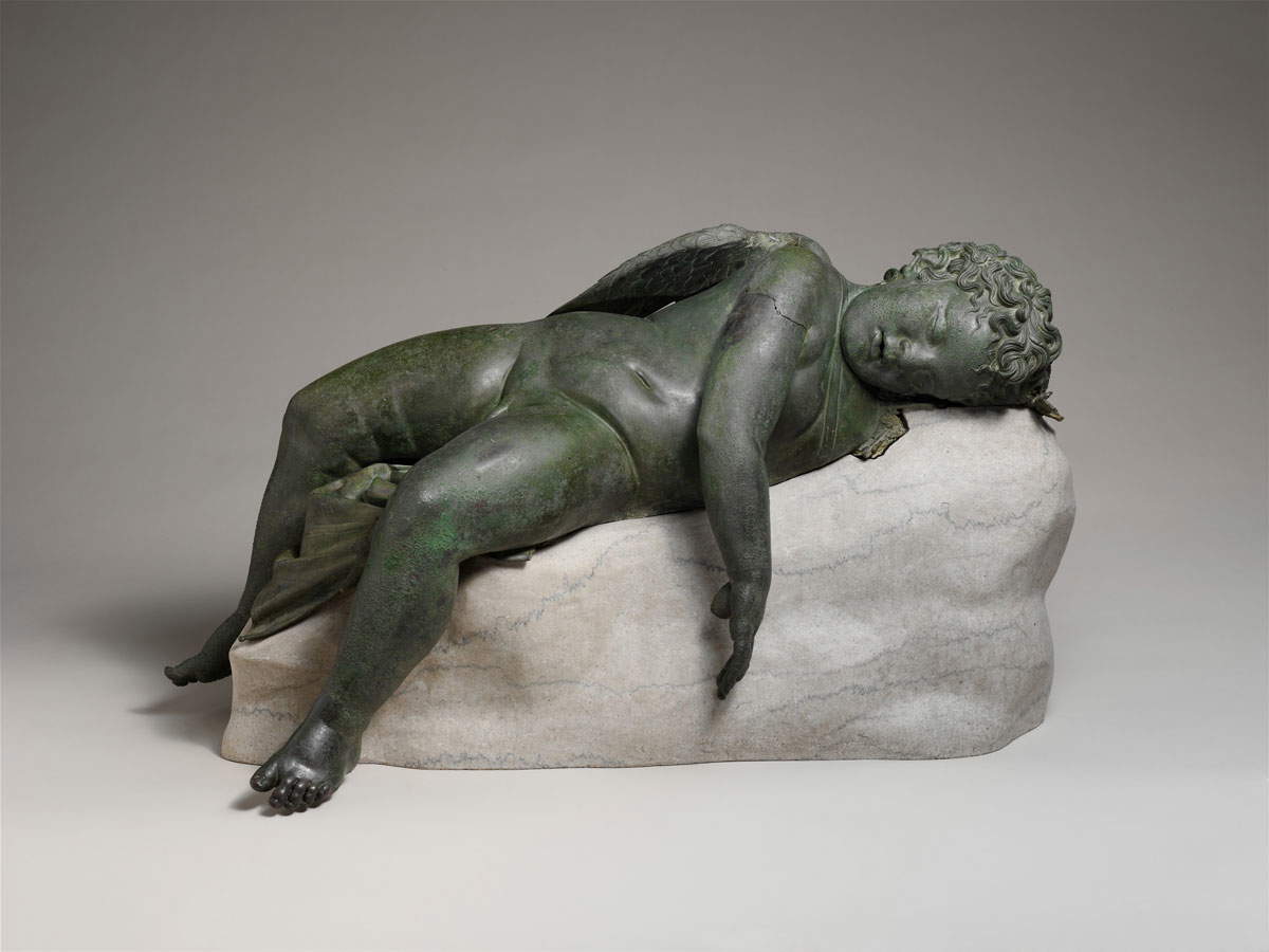 sleeping eros metmuseum