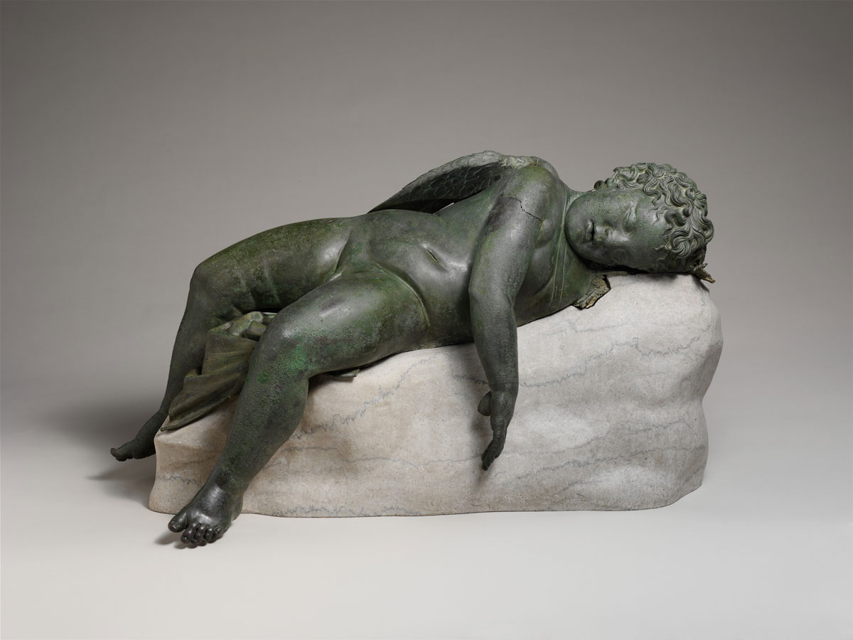 sleeping eros metmuseum