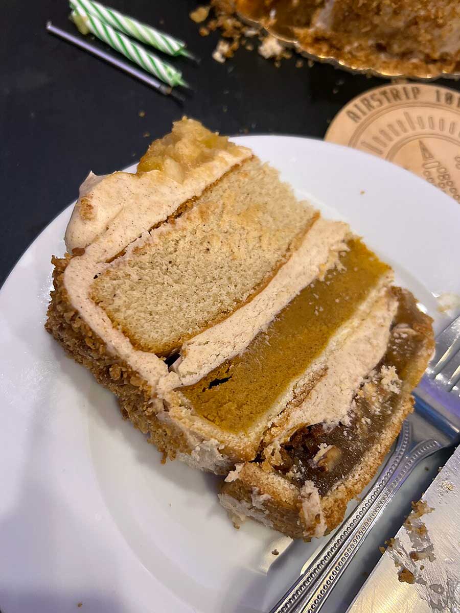 slice of piecaken photo