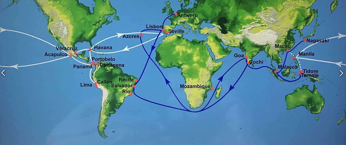 spanish treasure fleet routes