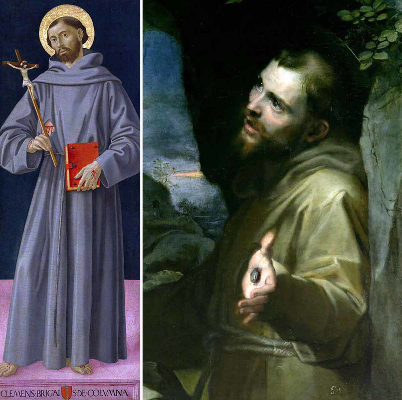 st francis assisi portrait romano
