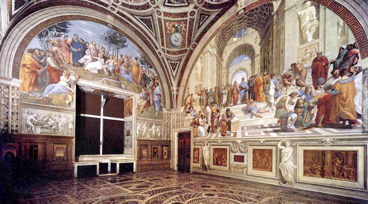 stanza della segnatura raphael