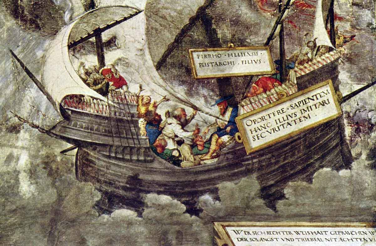 stoicism pyrrho painting