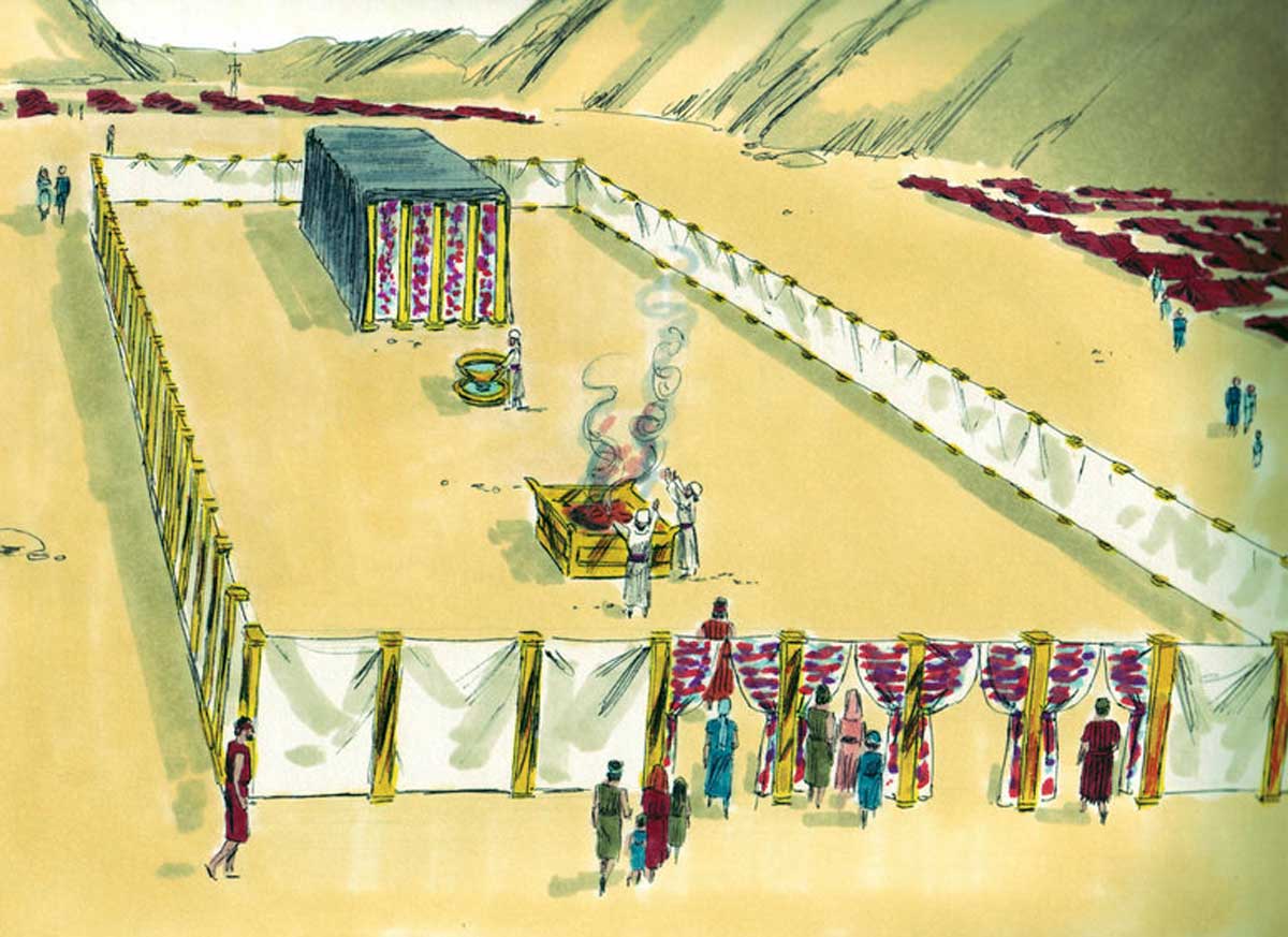 tabernacle color drawing 1984