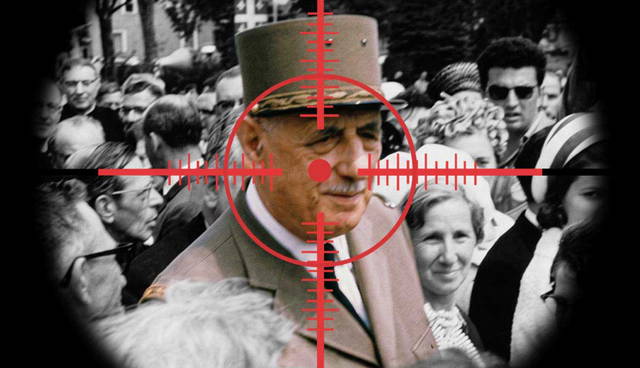 target on president charles de gaule
