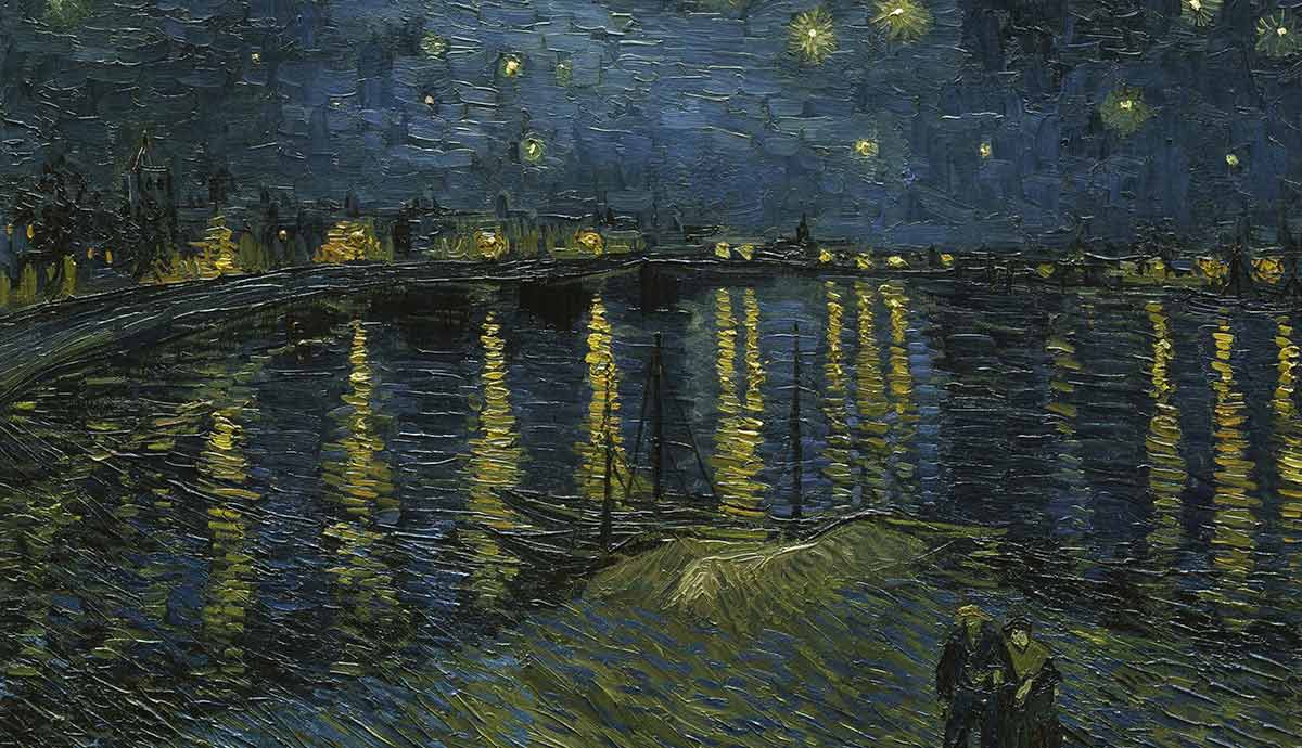 van gogh starry night rhone