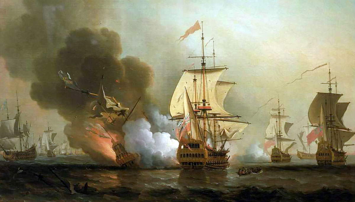 wagers action off cartagena 1708