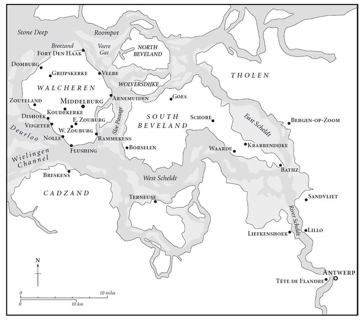 walcheren expedition 1809 map