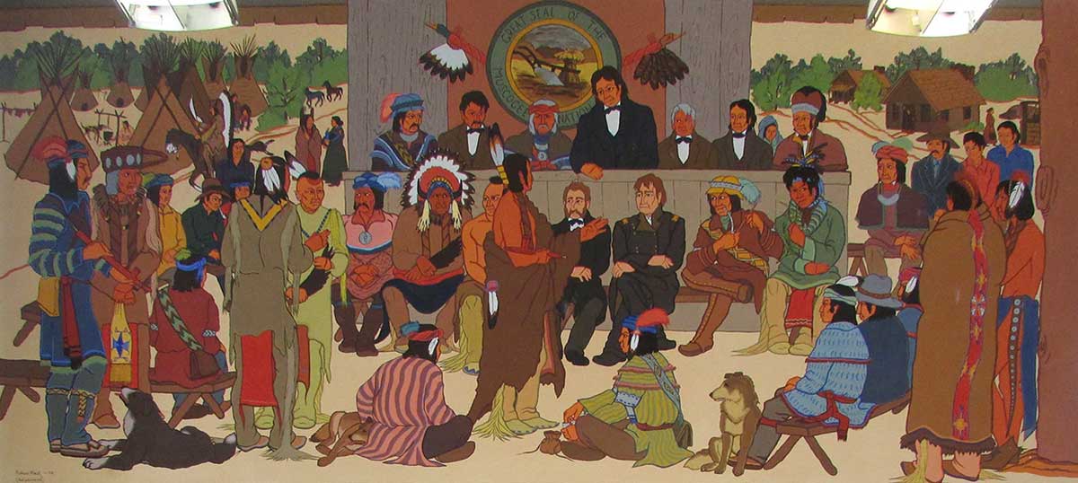 walter richard west grand council mural