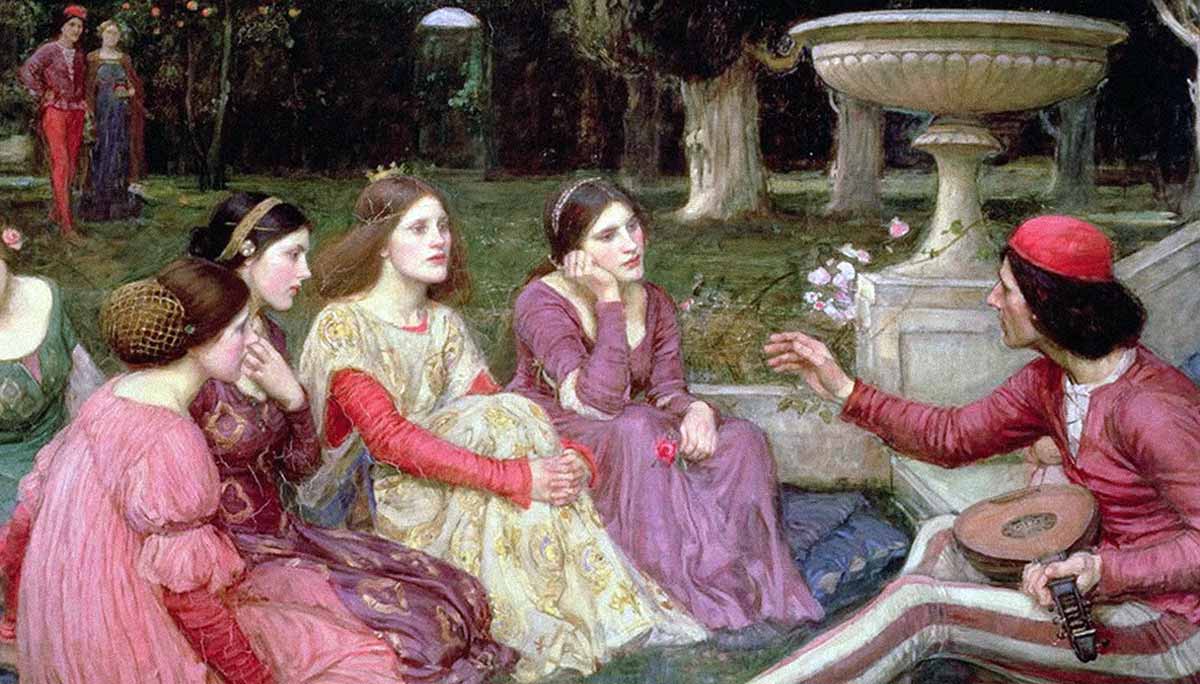 waterhouse tale from the decameron